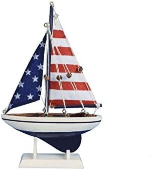 Hampton Nautical USA Flag Sailer, 9