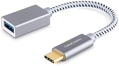 Pacote de cabos - 2 itens: USB C masculino para USB Adaptador feminino + USB3.1 C fêmea para usb adaptador