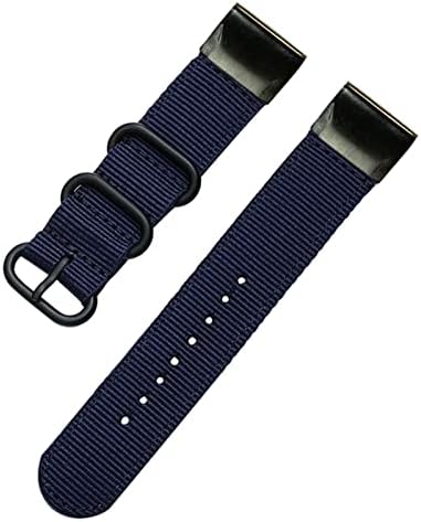 Ilazi 22 26mm de 26mm de nylon watch band strap para Garmin Fenix ​​6x 6 Pro Smart Watch Easy Fit Band para Fenix ​​5x