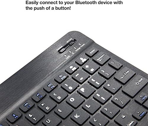 Teclado de onda de caixa compatível com Moderness Android 10 Tablet MB1001 - Teclado Bluetooth Slimkeys, teclado portátil