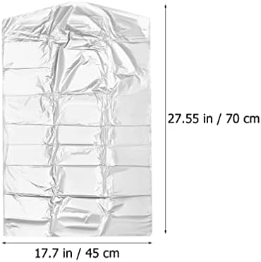 Zerodeko 30 PCs sacos de vestuário transparentes- Roupas à prova de roupas de capa de roupas penduradas para roupas