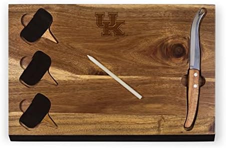 Time de piquenique NCAA Arkansas Razorbacks Delio Cheese Board and Knife Set