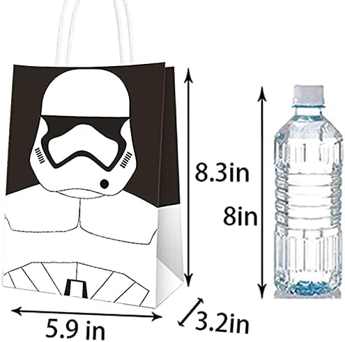 16 PCS Party Gift Sachs for Star Adventure Wars Party Supplies, Gift Gody Treat Candy Bags for Star Wars Birthday,