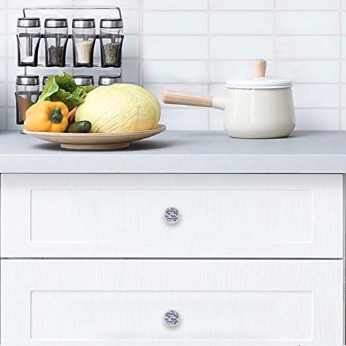 Aquarela ideal e elementos geométricos Gaveta de porta Pull Decoração de móveis para armário de cozinha penteadeira de armário