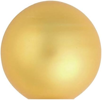 8ct Bola de vidro amarelo fosco Bola de Natal 3,25