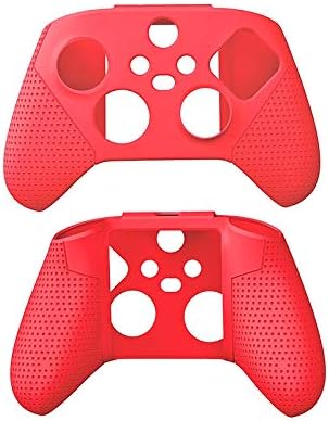 ECHZove X-Box Series X/S Controller Silicone Case, série X-Box Series x Skin Silicone-Red