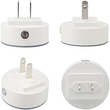 2 Pacote Plug-in Nightlight LED Night Light com sensor do anoitecer para o amanhecer para o quarto de crianças, viveiro,