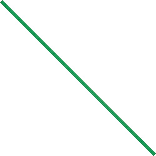 Twist lances em papel, 5 x 5/32, Green, 2000/caso