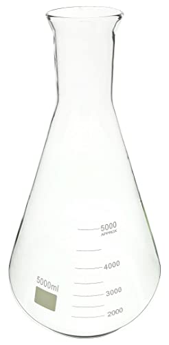 Donlab ccb5000 vidro 10000ml/10l Erlenmeyer Flask Boca larga Flask cônico