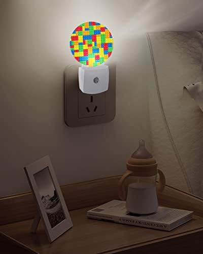 Geometry Night Light para crianças, adultos, meninos, meninas, criança, viveiro de bebês, banheiro, quarto higiênico