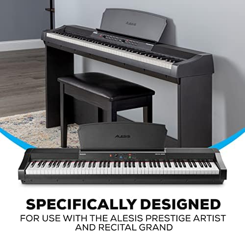 ALESS AHB -1 - PIANO DE MADEIRO PIANO E BENCH PARA ALESIS RECITAL Grand e Prestige Artist com 3 pedais: Soft, Sostenuto