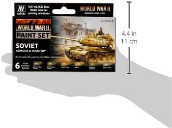 Vallejo Modelo Color WWII Armadura e Infantaria Soviética