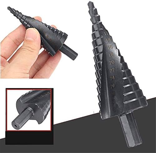 JF-Xuan 4-32mm de etapa espiral Bit Bit multifunction Hole Metal Hole Cutter Tool Kit Drill