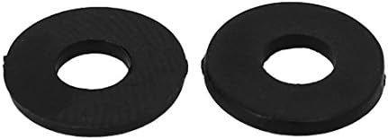 Aexit m4 x arruelas 10 mm x 1 mm de nylon planilhas planas isolantes lavadoras de chapas de lavadora plana de fixador 100pcs