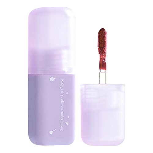 Bolsa de brilho labial para a bolsa Lip Gloss Longa Lip Glarz Film Wet non Fade High Pigmment Batom Lip Lip Gloss