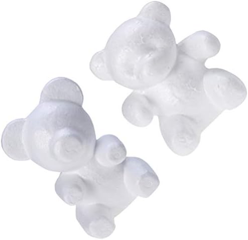 AMOSFUN Círculo de estêncil 2pcs Bolas de urso de espuma Flores formas grandes para ursos artesanais- Diy Adorável modela