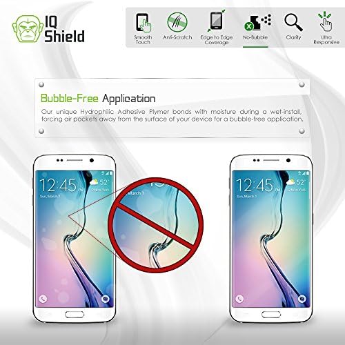 Protetor de tela do IQ Shield compatível com o Google Nexus 4 Liquidskin Anti-Bubble Clear Film