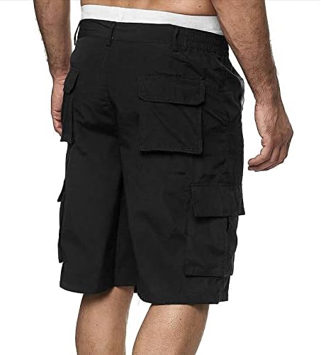 Shorts de carga homens, esportes de bolso de bolso masculino shorts soltos casuais shorts casuais