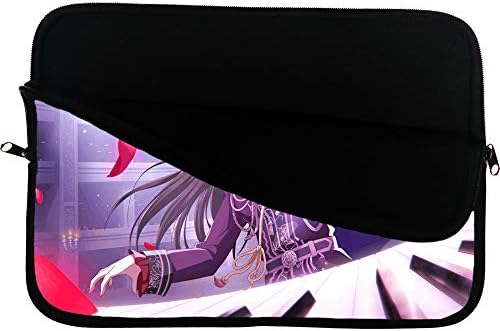 Bang Dream! Saco de manga de laptop de anime 15 polegadas com mousepad superfície - capa de manga de laptop protege sua bolsa