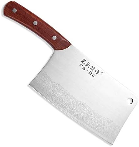 Faca de Cleaver Crivers, Cleaver de carne, Facas de corte de lâmina de aço inoxidável forjadas de aço inoxidável Facas de lâmina