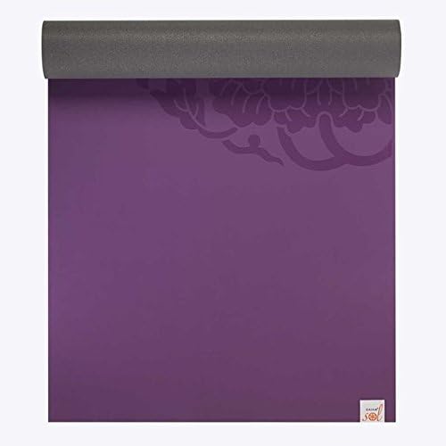 GAIAM YOGA MAT - Premium 5mm de garra seco sem deslizamento e tapete de fitness para ioga quente, pilates e exercícios de piso