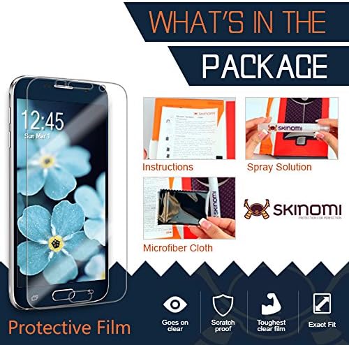 Protetor de tela Skinomi compatível com Sony Xperia XZ2 Clear Techskin TPU Anti-Bubble HD Film
