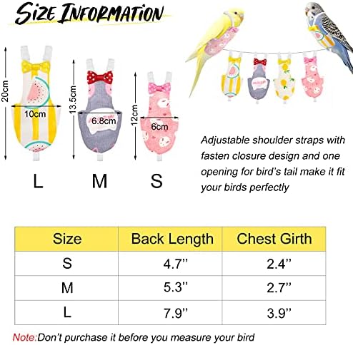 4 peças fraldas de pássaros puas de vôo liners laváveis ​​reutilizáveis ​​protetores de papagaio de papagaio com traje de urina
