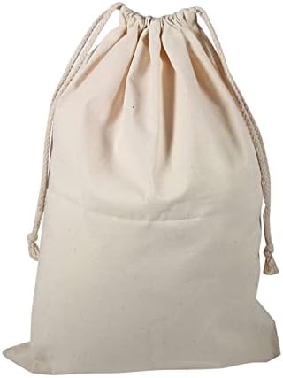 Homary Homany Plain Cotton Storage Bolsa de Armazenamento de Algodão Organic Sagramento Sacos de Lavanderia Biodegradável Bolsas