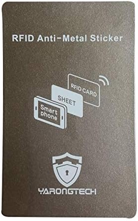 YarongTech RFID Anti-metal para celular adesivo, RFID Bloqueio de sinal anti-magnético Material de proteção de sinal magnético