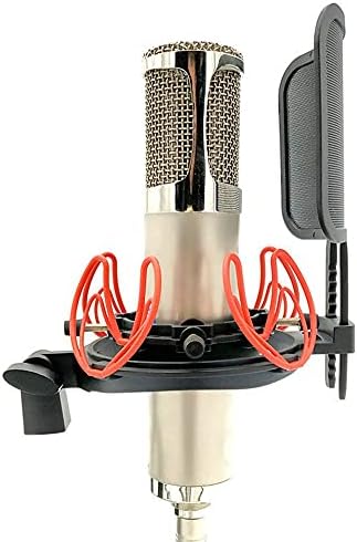 Twdyc 25-60mm de moldura de choque universal Mount U47 Montante de choque de microfone U87 Guarda de malha de pára-brisa
