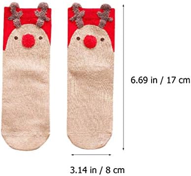 12 pares de meias quentes meias de natal