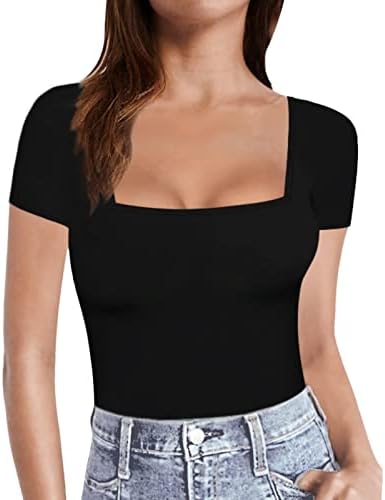 Halter saindo tops para mulheres verão feminino de manga curta de manga longa pescoço tamis de camisetas camisetas