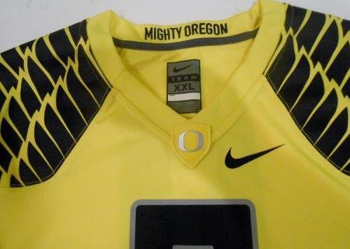 2014 Team Oregon Ducks assinou camisa de futebol com campeonato nacional do COA 1 C - camisas de faculdade autografadas