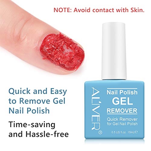 2 Pacote Removedor de esmalte, facilmente e rapidamente remove o polimento de gel de imersão, removedor profissional de esmalte