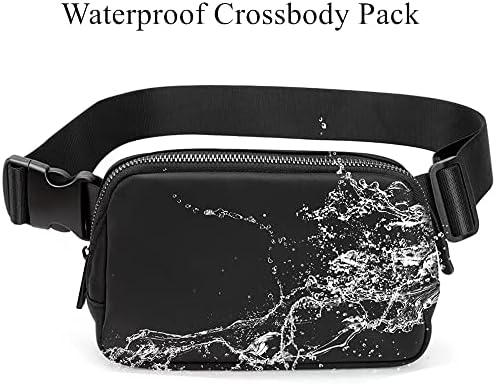 Bolsa de cinto para homens homens Mini Fanny Pack Crossbody cintura bolsa para treino correndo viajando para caminhadas à prova d'água