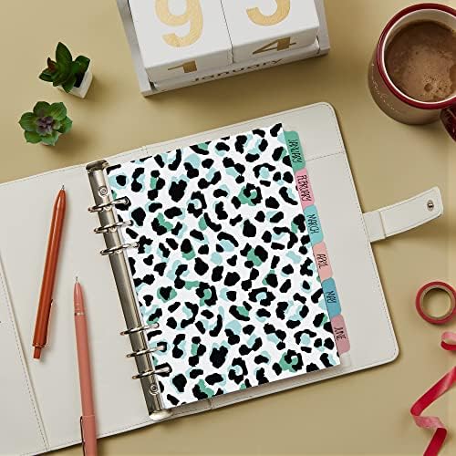 Avery Planner Divishers for A5 Planners, conjunto de 6 tabagas, glamour Print Print Design, 1 Conjunto