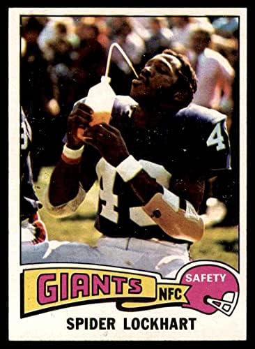 1975 Topps 227 Spider Lockhart New York Giants-FB NM Giants-FB do Norte do Texas