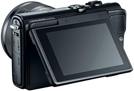 Câmera Mirrorless Canon EOS M100 com lente de 15-45mm e lente 55-200mm-Wi-Fi, Bluetooth e NFC habilitada