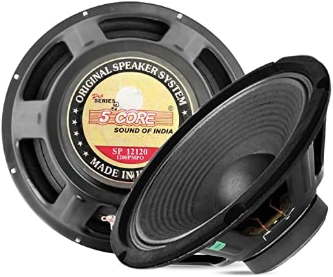 5core 12 polegadas woofer alto alto -falante carro áudio dj bass woofer 1200w preto com fio