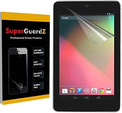 [3-Pack] Para Google Nexus 7-Superguardz Ultra Clear Screen Protector, Anti-Scratch, Anti-Bubble