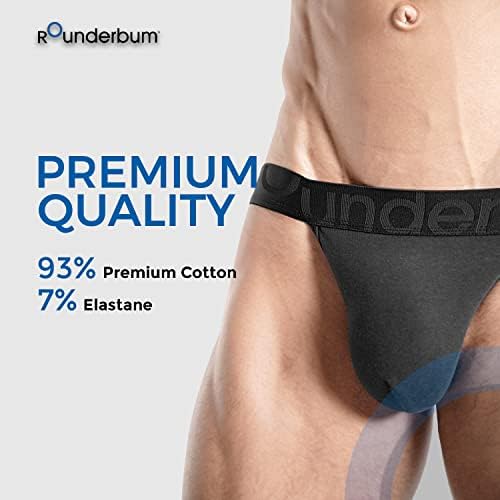 Rounderbum | MENS RESIDADES - LIMEIRA DE JOCK ATUALIZAÇÃO | Jockstraps for Men - Jock Brief | Efeito de pressão - levantamento