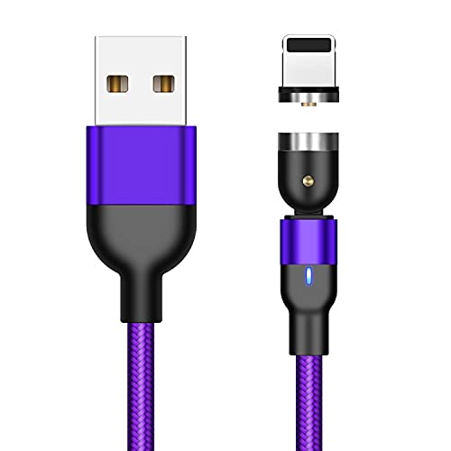 [2 pacote] 3A Cabo magnético Micro USB Tipo C Cabo de carregamento de cabo para iPhone 11 Pro XS Max 7 8 Plus Samsung