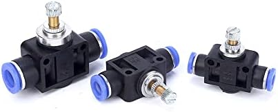 Ezqnirk 1pcs Acessórios pneumáticos SA Válvula de controle Push plástico Push in Gas Rick Connector Air And Facil