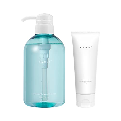 Kimtrue Facial Cleanser Aminoácido Cleanser suave de rosto e shampoo de aminoácidos