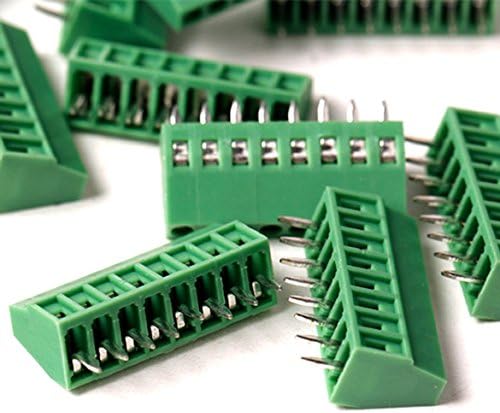 50pcs E-SIMPO® 2,54mm 2pin PCB para parafuso Terminal Block Connector de 2,54 mm/0,1 polegada 150v6a Classificação