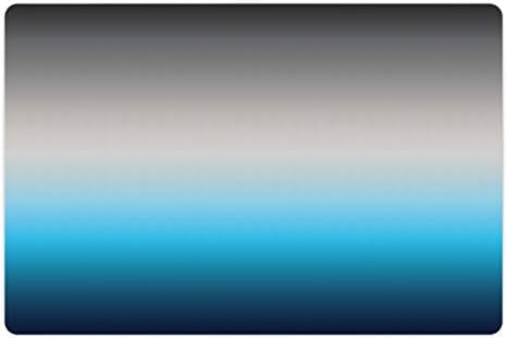 Ambesonne ombre Pet tapete Para comida e água, abstrato de mudança de cor, tea de céu azul ornamental, design de tema