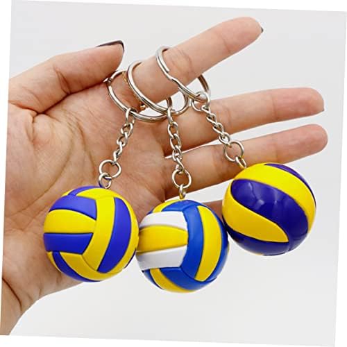 Tendycoco 3pcs voleibol de vôlha -backpack backchain backpack encantos de vôlei titular de vôlei keychains de chaves chaves -chave