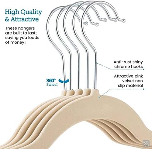 Razzum grande cabide de roupas de veludo, cabides de veludo não deslizantes cabides de roupas de salvamento ultra fino, para