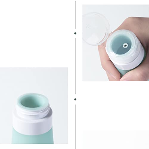 2pcs shampoo squeeze armazenamento de silicone para higienes higienetry tubo cosmético contêineres portáteis loção fora de viagem