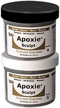 Apoxie Sculpt - 2 partes de modelagem composto - 1 libra, branco